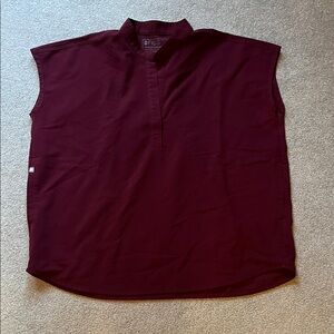 Figs Women’s burgundy top